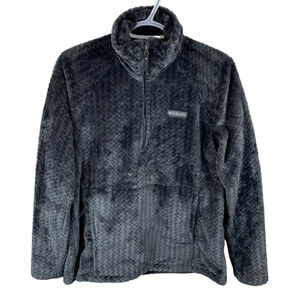 Columbia sz S Dark Grey Fire Side Sherpa 1/4 Zip Women's Fleece Plush Sweater